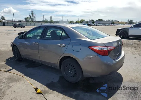 2016 Toyota Corolla L из США, поврежденный, VIN 2T1BURHE5GC558539